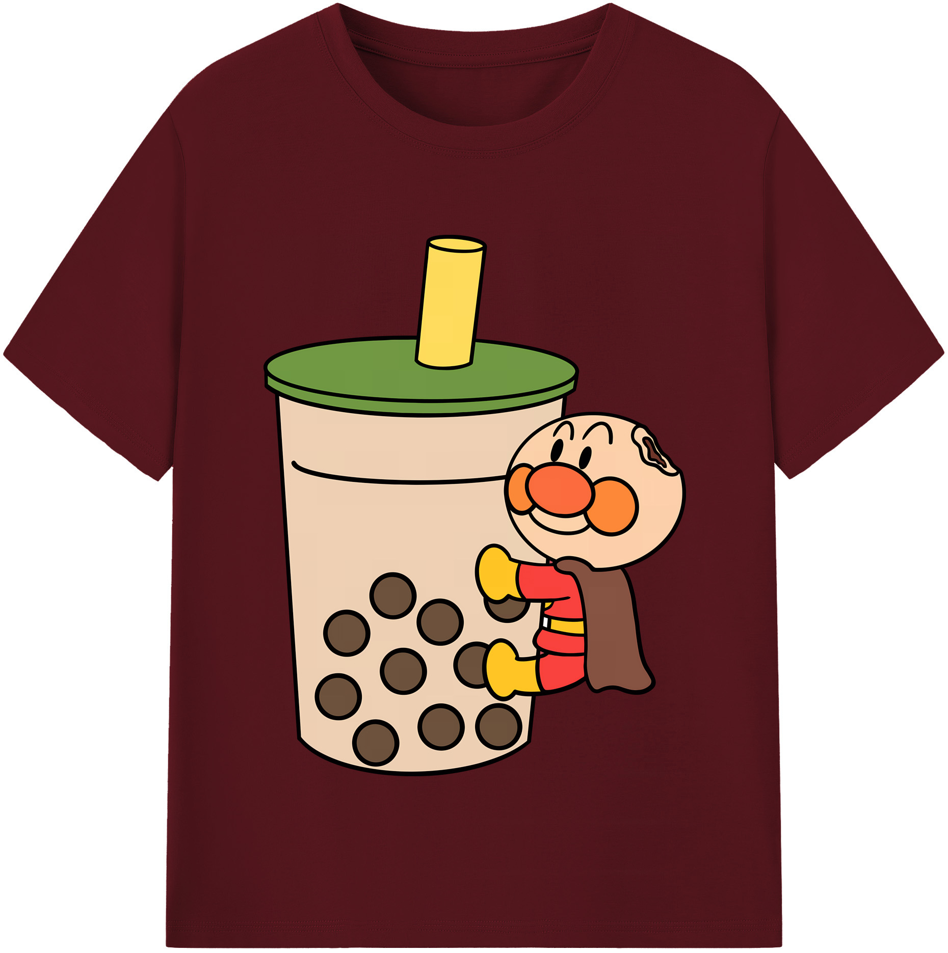 （画像用） アンパンマン Anpanman 綿100％半袖Tシャツ（フロントプリント）